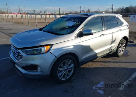 2019 Ford Edge Titanium z USA, uszkodzony, nr VIN 2FMPK3K93KBB54589